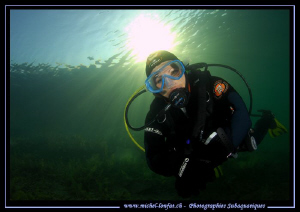 Freshwater diving... :O)... by Michel Lonfat 